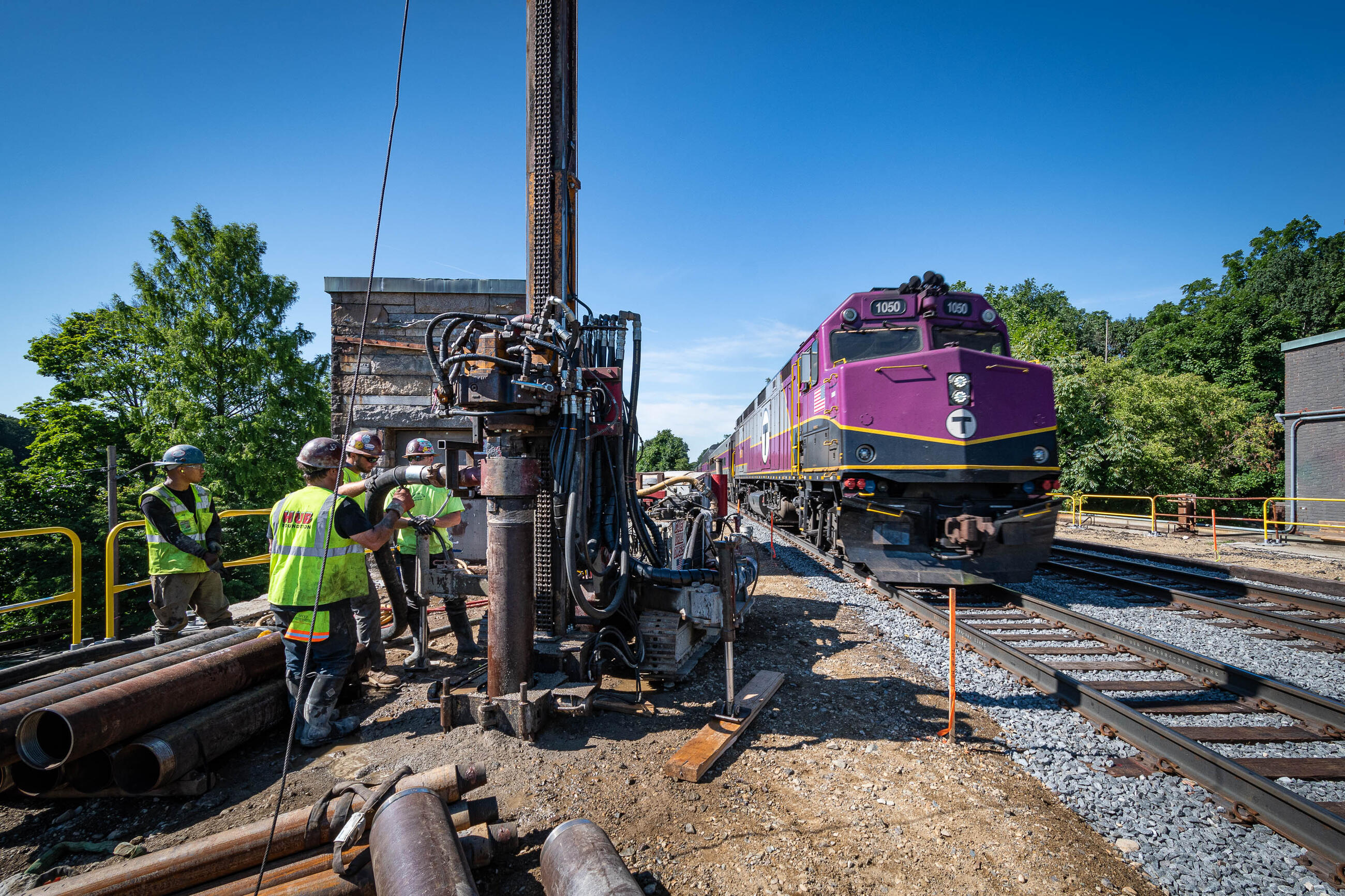 Construction work will take place at Winchester Center station this summer, fall, and winter.